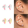 Image of S925 Sterling Silver Dripping Earclip Rhinestone Earrings Shopping