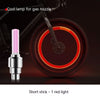 Image of Neon Lights Tyre Wheel Valve Cap Light LED Car Tire Valve Caps Air Cover Tire Rim Valve Wheel Stem Cap Bike Light Shopping