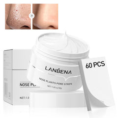 Image of LANBENA Puntos Negros, Blackhead Mask Pore Strips, Deep Cleansing For All Skin Types, Unisex