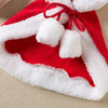 Image of Cat Christmas Outfits, Dog Cat Santa Claus Outfit, Soft And Thick Xmas Cape With Hat, Christmas Cat Dog Costume Pet Cape, Cat Christmas Costumes For Cats, Medium Cat Cape For Cats Shopping