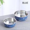 Image of Dog Bowl Cat Bowl For Food And Water, Stainless Steel Pet Feeding Bowl, Durable Non-Skid Insulated Heavy Duty With Rubber Bottom For Medium Large Dogs Shopping