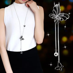 Autumn And Winter Long All-matching Tassel Female Accessories Pendant Pendant Necklace