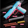 Image of Children's Plastic Automatic Throwing Shell Toy Gun Shopping