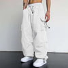 Image of Nylon Quick-drying Overalls Men's Pants High Waist Wide Leg Leisure Drawstring Shopping