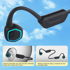 New Bluetooth Headset For Bone Conduction Small Induction Night Lamp Grade 8 Waterproof Swimming 32G Sports Style Popular X15