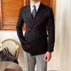 Image of Men's Double Breasted Suit Daily Slim Fit Shopping