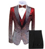 Image of Sequin Men's Suit Three Piece Set Shopping