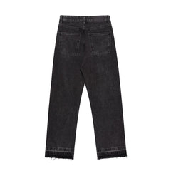 Men's Raw Edge Denim Trousers