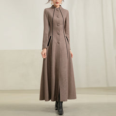 New Mid Length Versatile High-end Woolen Coat Coat Shopping