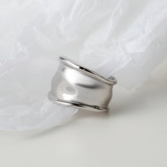 Glossy Geometry Index Finger Ring