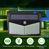 Image of 208 LED Solar Power Light Motion Sensor Outdoor Yard Garden Wall Lamp Waterproof Shopping