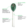 Image of 3 In1 Soil Tester Water PH Moisture Light Test Meter Kit For Garden Plant Flower Shopping