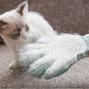 Image of Pet Glove Cat Grooming Glove Cat Hair Deshedding Brush Gloves Cat Floating Hair Pet Hair Removal Brush Dog Bathing Massage Comb Silicone Hair Removal Gloves Shopping