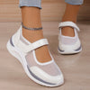 Image of Women's Casual Thick Bottom Breathable Velcro Women's Mesh Surface Shoes Shopping