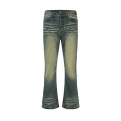 Washed Contrast Color Skinny Jeans For Men Shopping