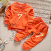 Image of Baby cotton long-sleeved trousers two-piece suit Shopping