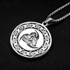 Image of Vintage Viking Dragon Totem Titanium Steel Men's Pendant Necklace Shopping