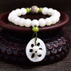 Image of White Jade Bodhi Bracelet For Men And Women Shopping