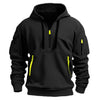 Image of Zip Multi-pocket Pullover Sports Casual Jacket Shopping