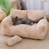 Image of Luxury Cat Bed Sofa Winter Warm Cat Nest Pet Bed For Small Medium Dogs Cats Comfortable Plush Puppy Bed Pet Supplies Shopping