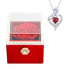 Image of Fashion Creative Rose Jewelry Box Necklace Suit Shopping