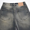 Image of American Retro Washed Jeans For Men Shopping