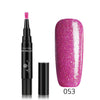 Image of 3 In 1 Gel Nail Varnish Pen Glitter One Step Nail Art Gel Polish Hybrid Shopping111