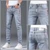 Image of Thin Men's Slim Fit Ripped Leisure Trousers Shopping