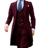 Image of Men's Three-piece Suit Groom Best Wedding Banquet Suit Shopping