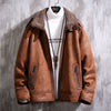 Image of Men's Fashionable Lamb Fur Coat Shopping