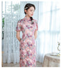 Image of Summer New Short Sleeve Slim Dress Lady Shopping