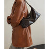 Image of Oil Wax Leather Retro Shoulder Messenger Bag Special-interest Design Advanced Texture Shopping