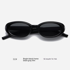 Korean Style Oval Small Frame Gm Sunglasses Shopping