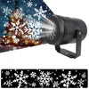 Image of Christmas Party Lights Snowflake Projector Light Led Stage Light Rotating Xmas Pattern Outdoor Holiday Lighting Garden Christmas Decor Shopping