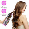 Image of Electric LCD Display Automatic Rotating Cordless Hair Curler Fast Curling Iron Tongs Portable USB Rechargeable With Comb Safe USB Cordless Automatic Rotating Hair Curler Hair Waver Curling Iron Shopping111