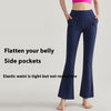 Image of Micro La Yoga Pants With High Waist External Wear And Hip Lift Shopping