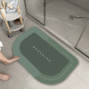 Image of Cushion Cushion Bathroom Sliding  Door  Floor  Bathroom Foot Mat Shopping