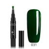 Image of 3 In 1 Gel Nail Varnish Pen Glitter One Step Nail Art Gel Polish Hybrid Shopping111