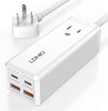 Image of USB C Charger, MANTO 65W 5-in-1 GaN USB Charging Station, Super Fast Charger With 2 USB C Ports, 2 USB Ports And 1 Outlet, USB C Power Strip Shopping