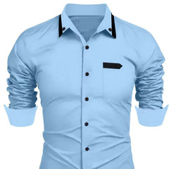 Men's Casual Fashion Business Trends Long-sleeved Shirt Shopping