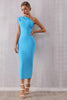 Image of Ladies One Shoulder Bandage Dress Shopping