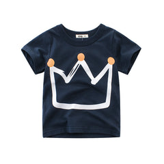 Summer New Boys' Short Sleeve T-shirt Children's T-shirt Shopping