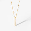 Image of Stainless Steel 14K Gold Natural Necklace Shopping