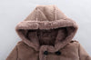 Image of Fashion Boys' Suede Padded Trench Coat Shopping