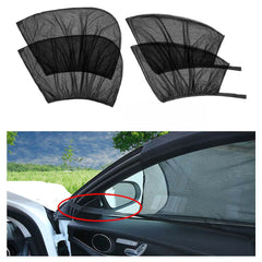 Car Front&Rear Side Curtain Sun Visor Shade Mesh Cover Insulation Anti-mosquito Fabric Shield UV Protector Car Accessories Car Side Window Sunshades Window Screen Door Covers UV Protector Shopping