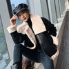 Image of New velvet thick PU leather motorcycle suit Shopping