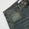 Image of Contrast Color Washed Jeans For Men Shopping