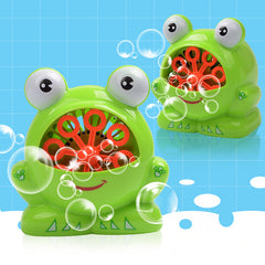 New Cute Cartoon Animals Shape Creative Frog Automatic Bubble Machine Gun Shopping