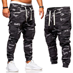 Men's Fashion Camouflage Drawstring Casual Pants