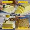 Image of 3 In 1 Stainless Steel Butter Spreader Knife Butter Curler Spreader Butter Knife Shopping